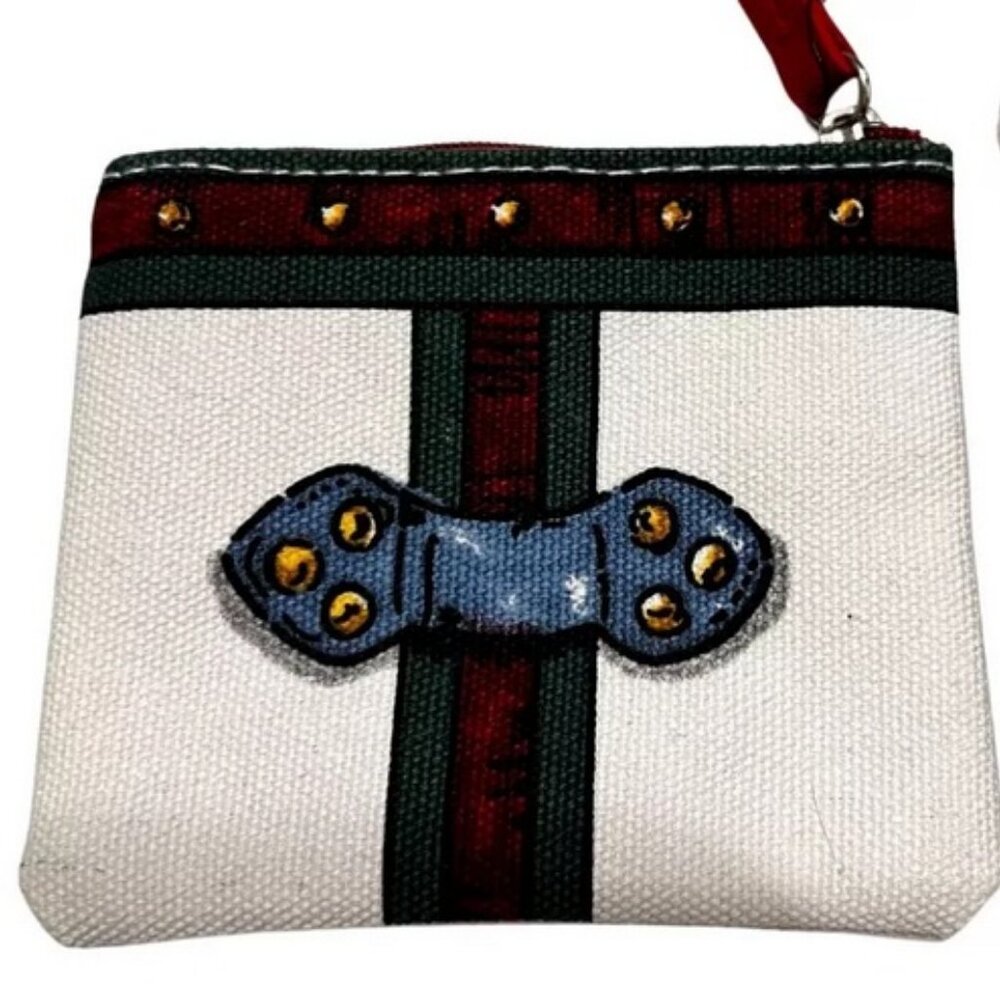 Brighton "In Love We Trust" Canvas Tote Bag & 2 Matching Pouches Bundle, NWT - Picture 7 of 8